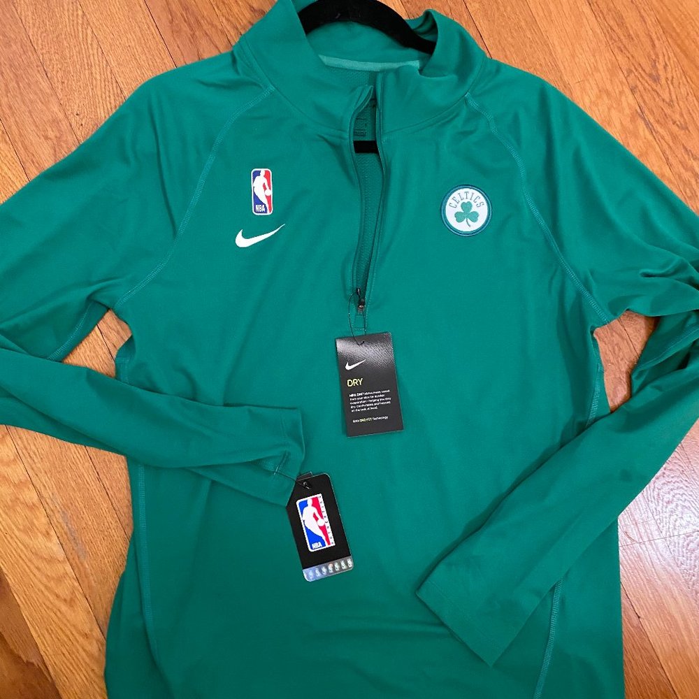 Nike Celtics NBA lightweight zip front pullover